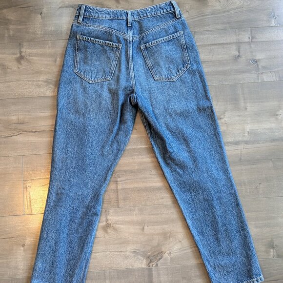 Dynamite Claudia High Rise Mom Jeans in Indigo Dark - Picture 9 of 10